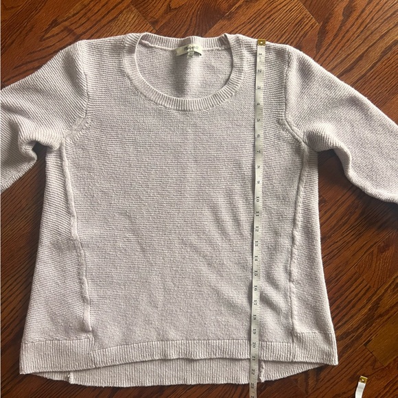 Madewell light pink riverside texture sweater. Size Small, relaxed fit. - Picture 10 of 10